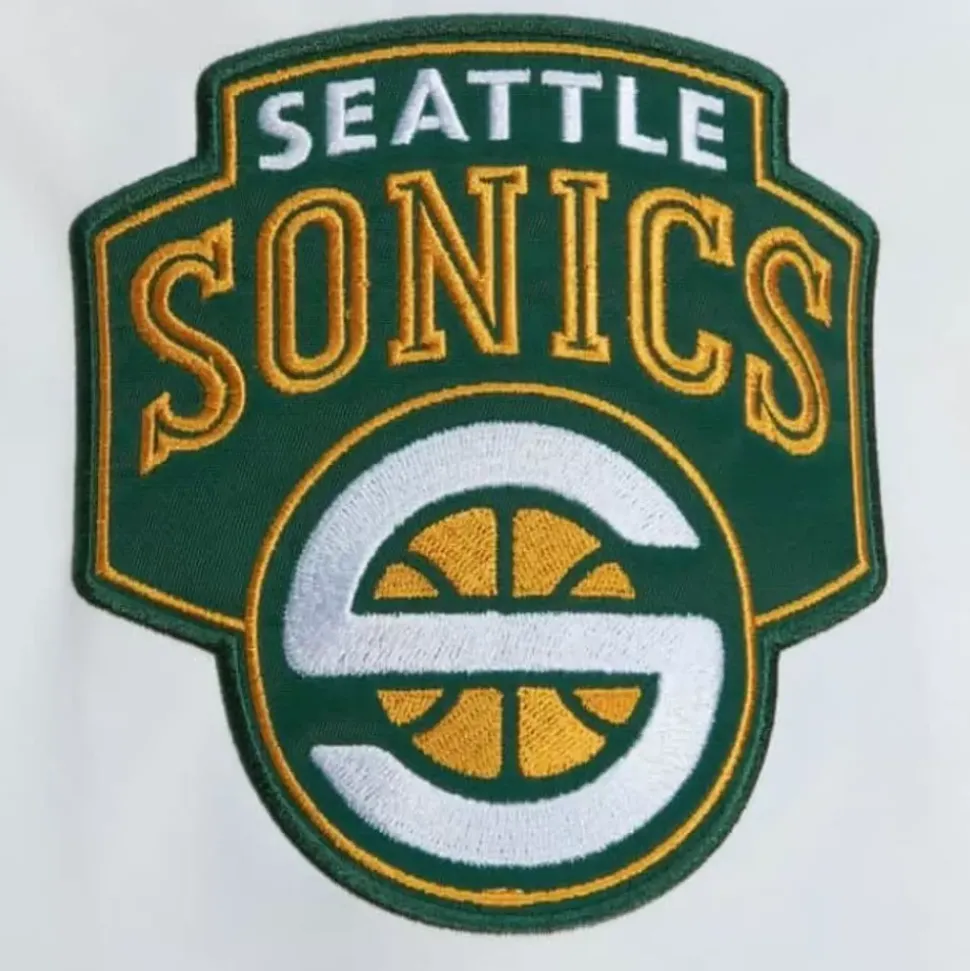 City Collection Lightweight Satin Jacket Seattle Supersonics