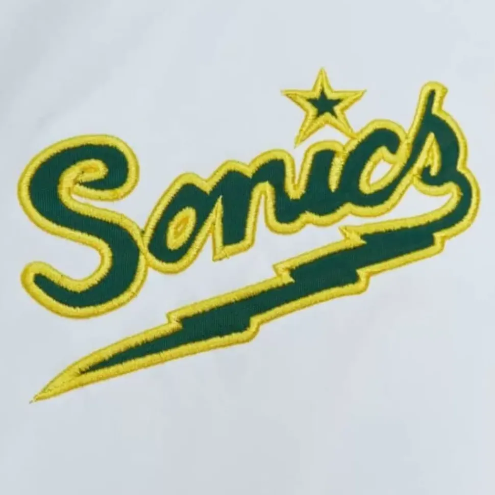 City Collection Lightweight Satin Jacket Seattle Supersonics