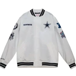 City Collection Lightweight Satin Jacket Dallas Cowboys
