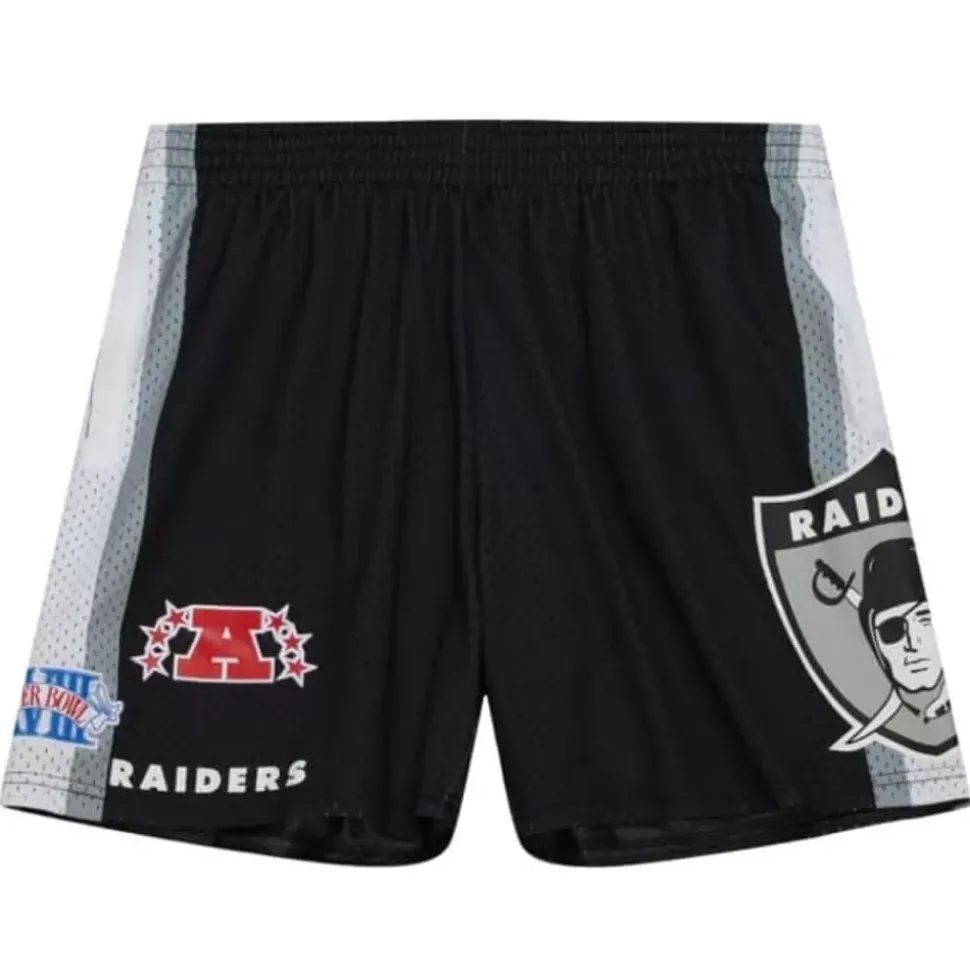City Collection Mesh Shorts Oakland Raiders