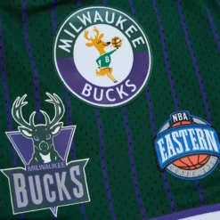 City Collection Mesh Shorts Milwaukee Bucks
