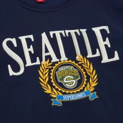 Collegiate Crew Fleece Seattle Supersonics