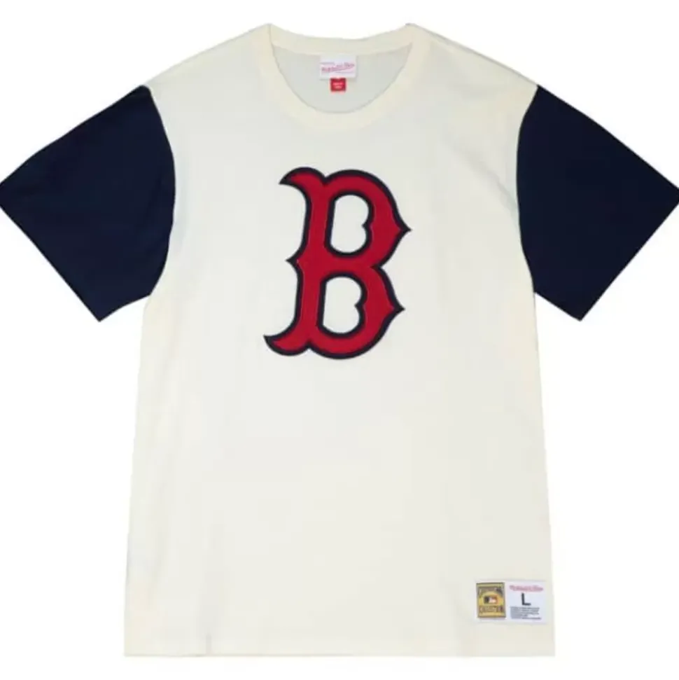 Color Blocked S/S Tee Boston Red Sox