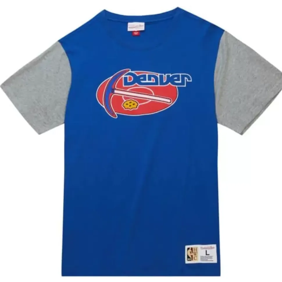 Color Blocked Ss Tee Denver Nuggets