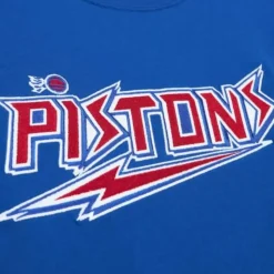 Color Blocked Ss Tee Detroit Pistons