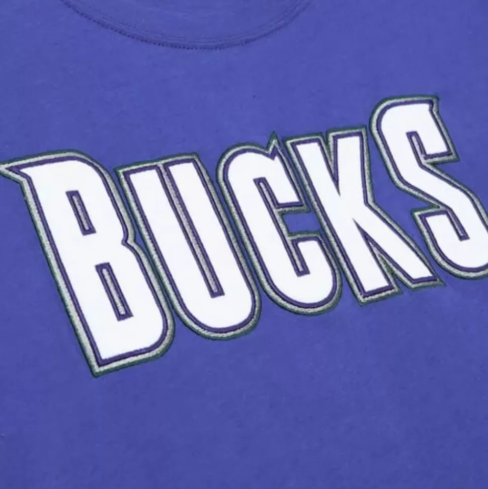 Color Blocked Ss Tee Milwaukee Bucks