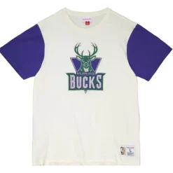 Color Blocked S/S Tee Milwaukee Bucks