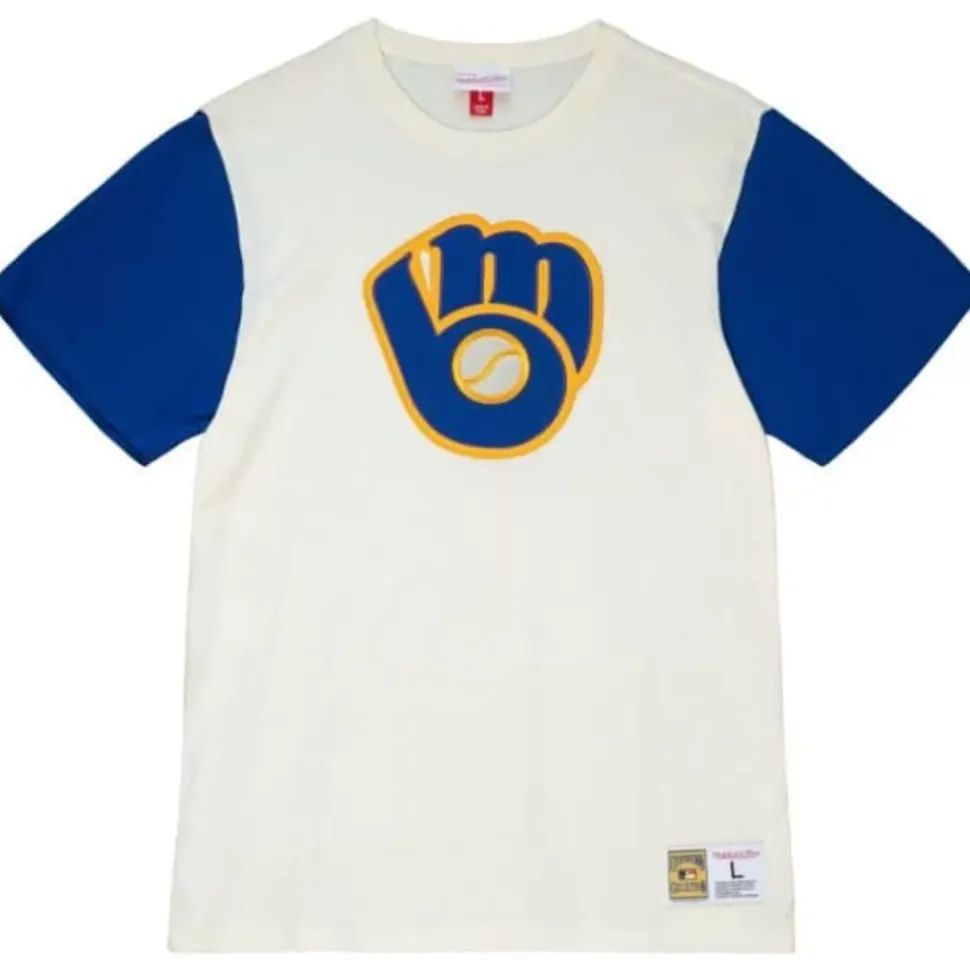 Color Blocked S/S Tee Milwaukee Brewers