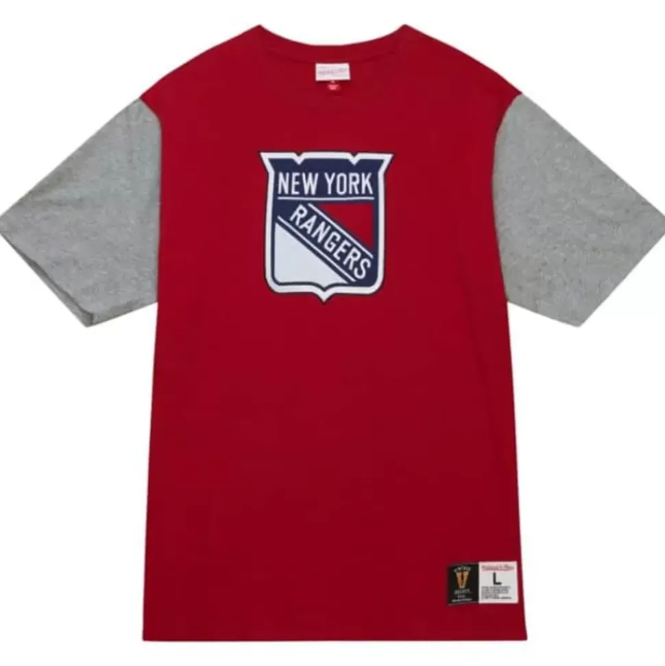 Color Blocked Ss Tee New York Rangers
