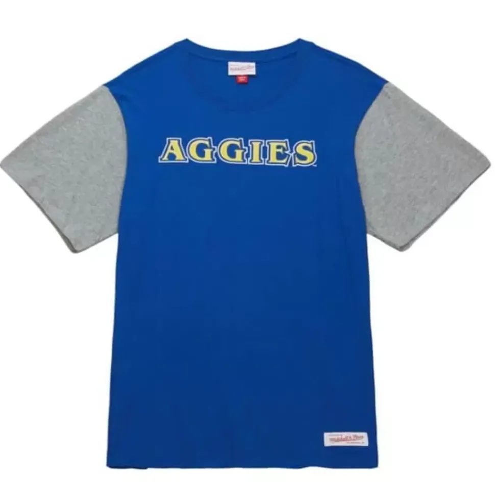 Color Blocked Ss Tee North Carolina A&T University