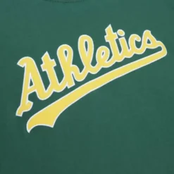 Color Blocked Ss Tee Oakland Athletics