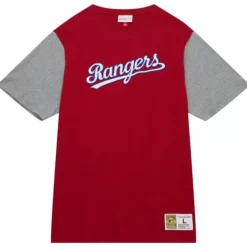 Color Blocked Ss Tee Texas Rangers