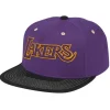 Contrast Stitch Snapback Hwc Los Angeles Lakers