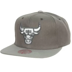 Cool Grey Snapback Chicago Bulls