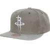 Cool Grey Snapback Houston Rockets