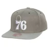 Cool Grey Snapback Philadelphia 76Ers
