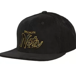 Cord Script Snapback Brooklyn Nets