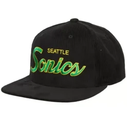 Cord Script Snapback Hwc Seattle Supersonics
