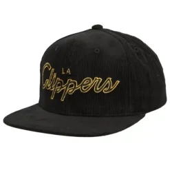 Cord Script Snapback Los Angeles Clippers