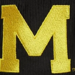 Cord Script Snapback University Of Michigan
