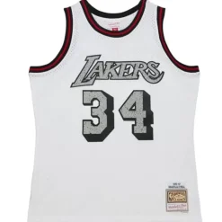 Cracked Cement Swingman Shaquille O'Neal Los Angeles Lakers 1996-97 Jersey