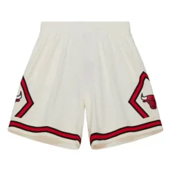 Cream Swingman Shorts Chicago Bulls 1997