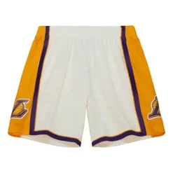 Cream Swingman Shorts Los Angeles Lakers 2009