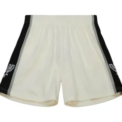 Cream Swingman Shorts San Antonio Spurs 1998