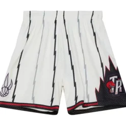 Cream Swingman Shorts Toronto Raptors 1998