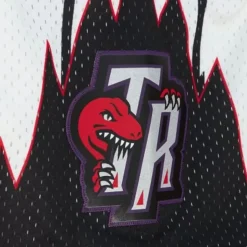 Cream Swingman Shorts Toronto Raptors 1998