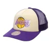 Cream Trucker Hwc Snapback Los Angeles Lakers