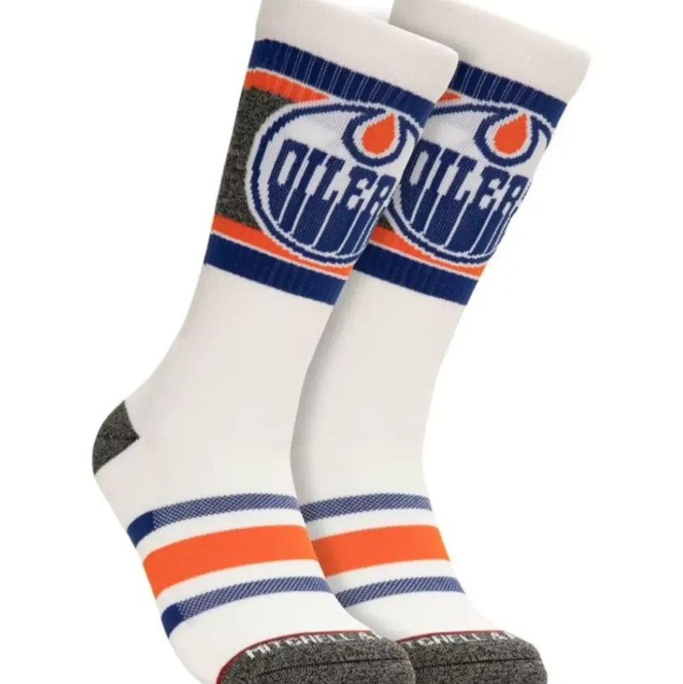 Cross Bar Crew Socks Edmonton Oilers