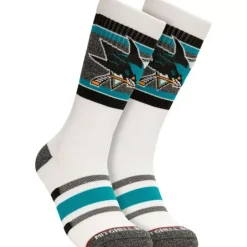 Cross Bar Crew Socks San Jose Sharks