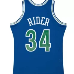 Dark Swingman Isaiah Rider Jr Minnesota Timberwolves 1993-94 Jersey