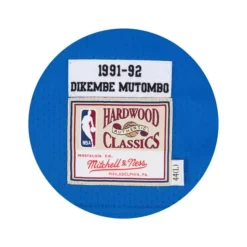 Dikembe Mutombo 1991-92 Authentic Jersey Denver Nuggets