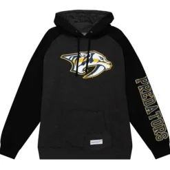 Distressed Logo Hoody Nashville Predators