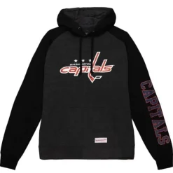 Distressed Logo Hoody Washington Capitals