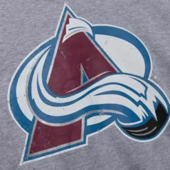 Distressed Logo Ls Tee Colorado Avalanche