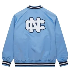Double Clutch Lightweight Satin Jacket University Of North Carolina