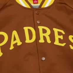 Double Clutch Lightweight Satin Jacket San Diego Padres