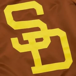 Double Clutch Lightweight Satin Jacket San Diego Padres