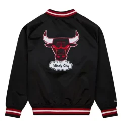 Double Clutch Lightweight Satin Jacket Chicago Bulls