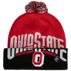 Double Take Pom Knit Ohio State