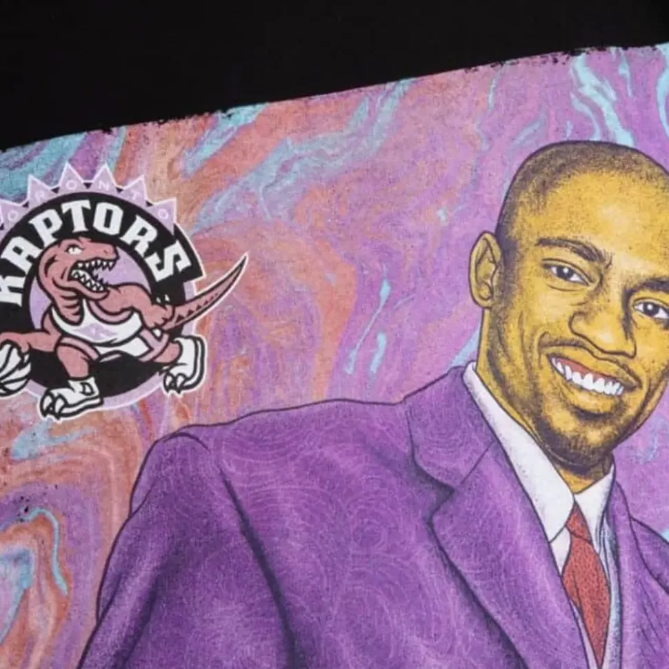 Draft Day Colorwash Tee Toronto Raptors Vince Carter