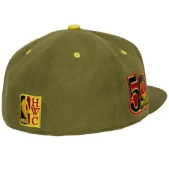Dusty Olive Fitted Hwc Los Angeles Lakers