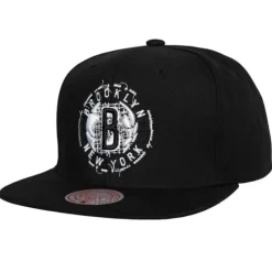 Embroidery Glitch Snapback Brooklyn Nets