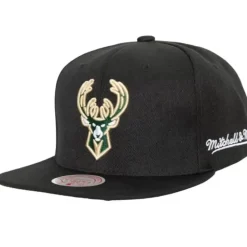 English Dropback Snapback Milwaukee Bucks