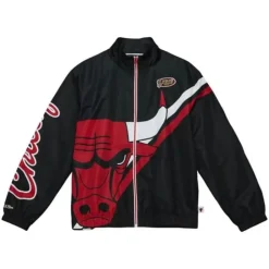 Exploded Logo Warm Up Jacket Chicago Bulls