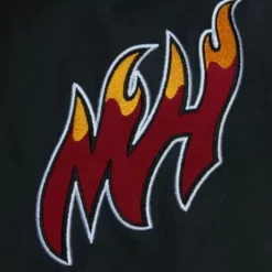 Exploded Logo Warm Up Jacket Miami Heat