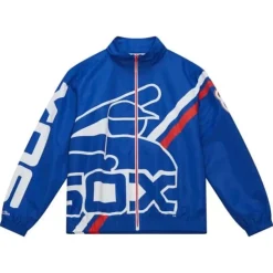 Exploded Logo Warm Up Jacket Chicago White Sox